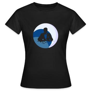 Poker Gambling - Women's T-Shirt - black - Front - AI Model Female 172 dark (172cm)
