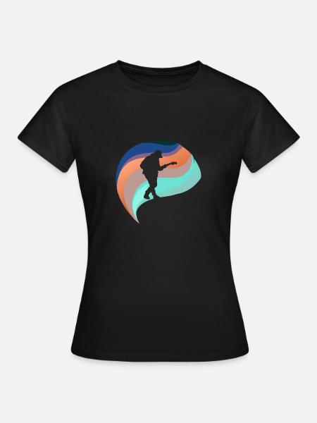 Elektrogitarre Heavy - Frauen T-Shirt - Schwarz