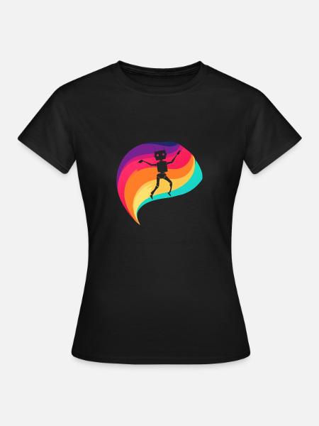 Roboter Cyborg - Frauen T-Shirt - Schwarz