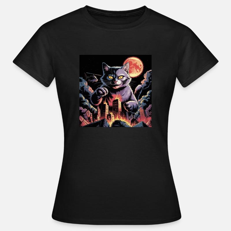 Catzilla - Women's T-Shirt - black