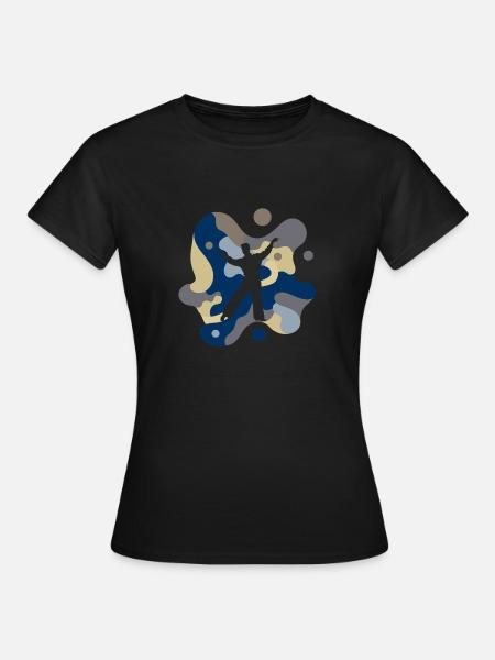 Tanzsport Modern Tanzlehrer - Frauen T-Shirt - Schwarz