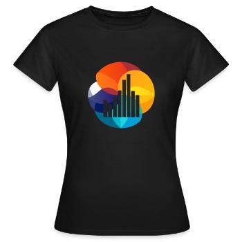 Statistiques Science Analyse de données - T-shirt Femme - noir - Devant - AI Model Female 172 dark (172cm)