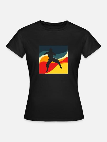 Kickboxing Kampfkunst Training - Frauen T-Shirt - Schwarz