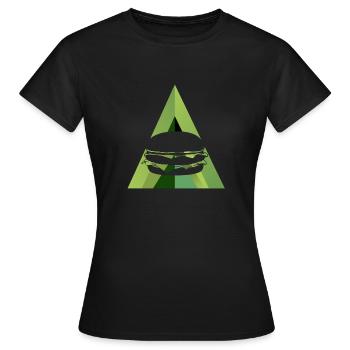 Burgers Restauration rapide Hamburgers - T-shirt Femme - noir - Devant - AI Model Female 172 dark (172cm)