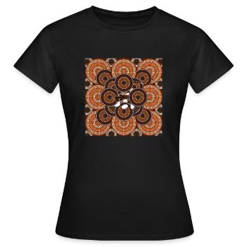Schlange im Nest - Frauen T-Shirt - Schwarz - Vorne - AI Model Female 172 dark (172cm)
