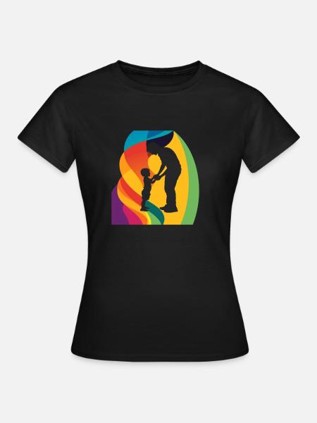 Babysitter Kindermaedchen Haushaltshilfe - Frauen T-Shirt - Schwarz
