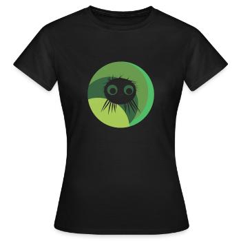 Vogelspinne Raubtier Spinne - Frauen T-Shirt - Schwarz - Vorne - AI Model Female 172 dark (172cm)