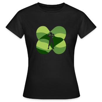 Fitness Fitness Training - Women's T-Shirt - black - Front - AI Model Female 172 dark (172cm)