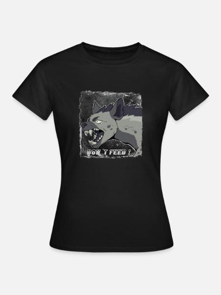 Hyäne - Frauen T-Shirt - Schwarz