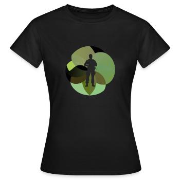 Beamter Sicherheit Kriminalitaet - Frauen T-Shirt - Schwarz - Vorne - AI Model Female 172 dark (172cm)