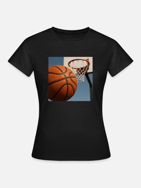 Sport - Koszykówka i koszykówka - Dame-T-shirt - sort