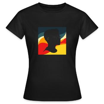 Frère Amitié Solidarité - T-shirt Femme - noir - Devant - AI Model Female 172 dark (172cm)