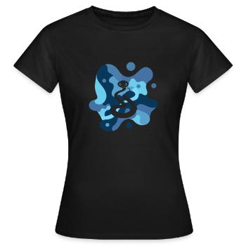Serpents Serpents - T-shirt Femme - noir - Devant - AI Model Female 172 dark (172cm)