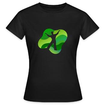 Tanzschule Tanzmonster Tanzpaar - Frauen T-Shirt - Schwarz - Vorne - AI Model Female 172 dark (172cm)