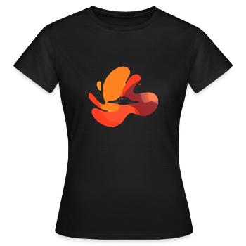 Spaceship Ufo - Women's T-Shirt - black - Front - AI Model Female 172 dark (172cm)
