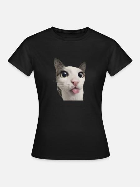 Mlem-Pixel-Effekt - Frauen T-Shirt - Schwarz