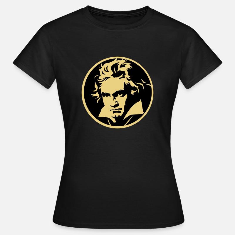 Roll over Beethoven (2-Farben) - Frauen T-Shirt - Schwarz