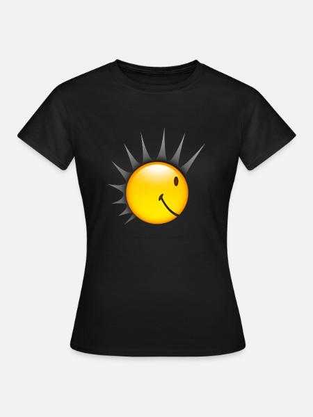Smiley Punk Side - Women's T-Shirt - black