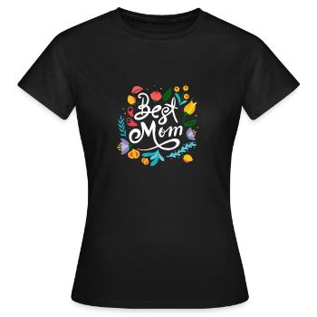 Best Mom Best Mom - T-shirt Femme - noir - Devant - AI Model Female 172 dark (172cm)
