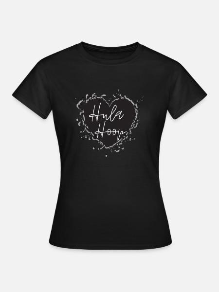 Hula Heart Hoop - Women's T-Shirt - black