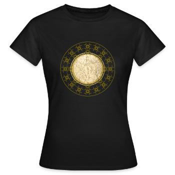 mandala bouddhisme spiritualité - T-shirt Femme - noir - Devant - AI Model Female 172 dark (172cm)
