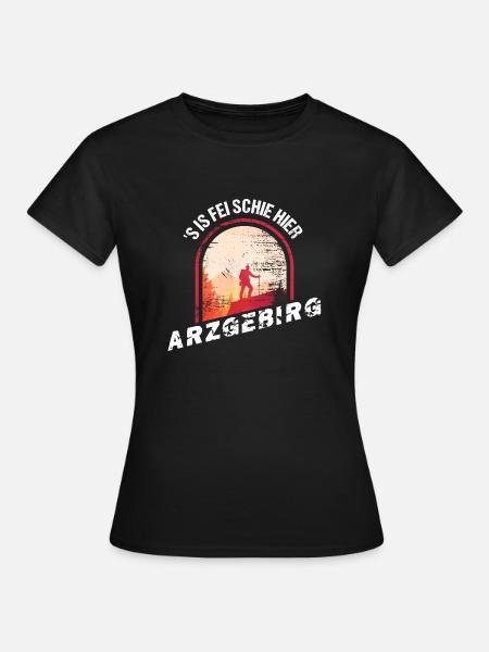 Arzgebirg - Frauen T-Shirt - Schwarz