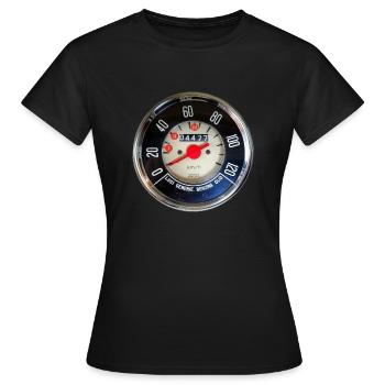 Tacho 500 Nuova - Frauen T-Shirt - Schwarz - Vorne - AI Model Female 172 dark (172cm)