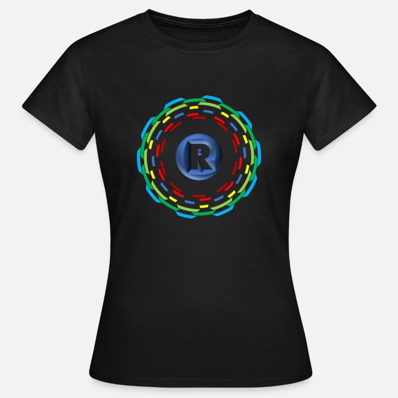 Circles R - Women's T-Shirt - black