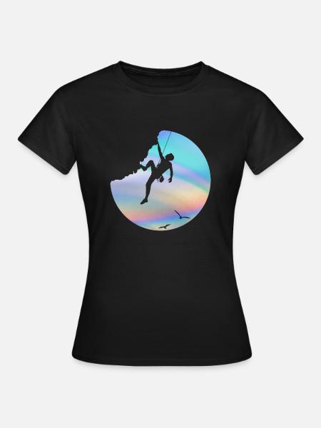 climbing - Frauen T-Shirt - Schwarz