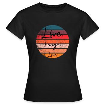Conception de base - T-shirt Femme - noir - Devant - AI Model Female 172 dark (172cm)