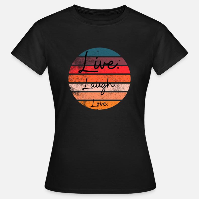 Basic Design - Frauen T-Shirt - Schwarz