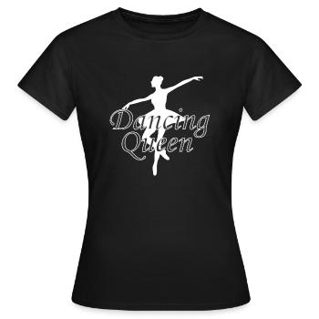 Dancing Dance Music - Women's T-Shirt - black - Front - AI Model Female 172 dark (172cm)