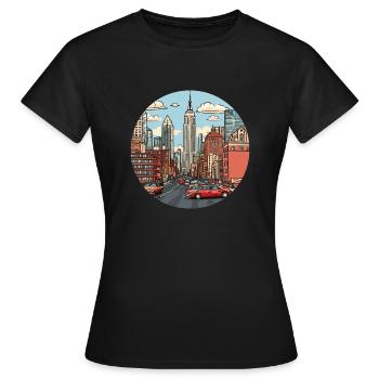 NU - T-shirt Femme - noir - Devant - AI Model Female 172 dark (172cm)
