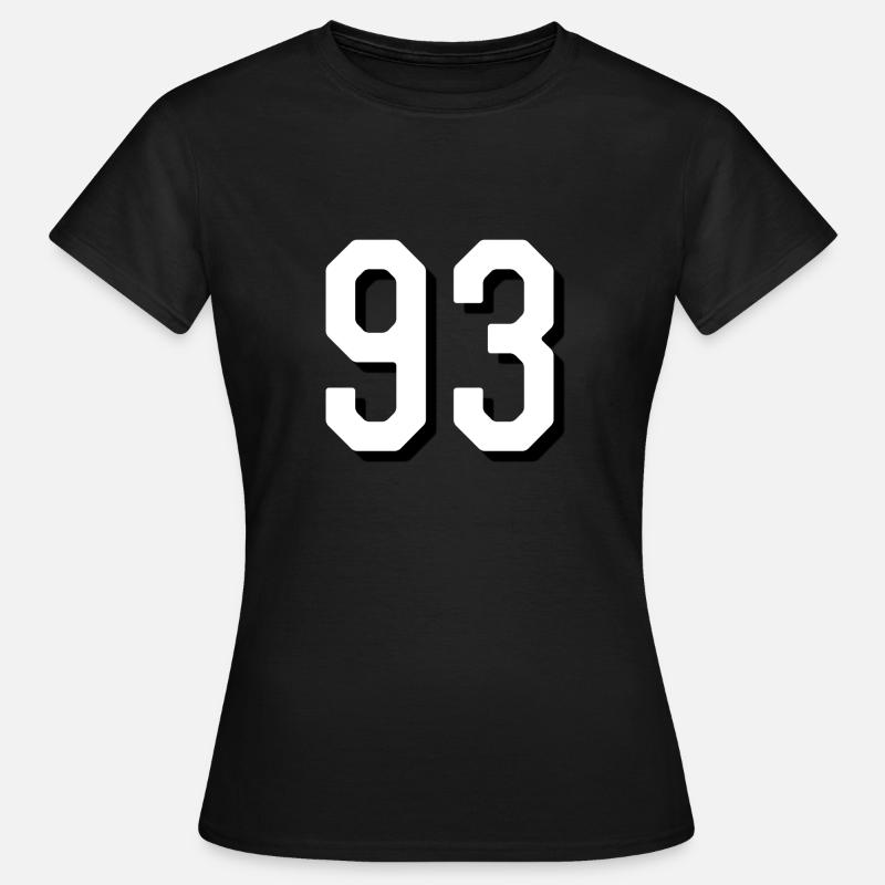 93 number - Women's T-Shirt - black