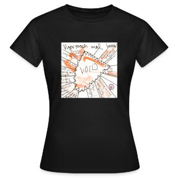 Wirrwarr 22 - Frauen T-Shirt - Schwarz - Vorne - AI Model Female 172 dark (172cm)