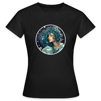 Science-fiction Fantasy - T-shirt Femme - noir - Devant - AI Model Female 172 dark (172cm)