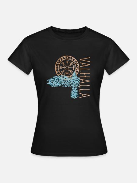 Valhalla - Frauen T-Shirt - Schwarz