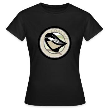 Coal Tit - Women's T-Shirt - black - Front - AI Model Female 172 dark (172cm)