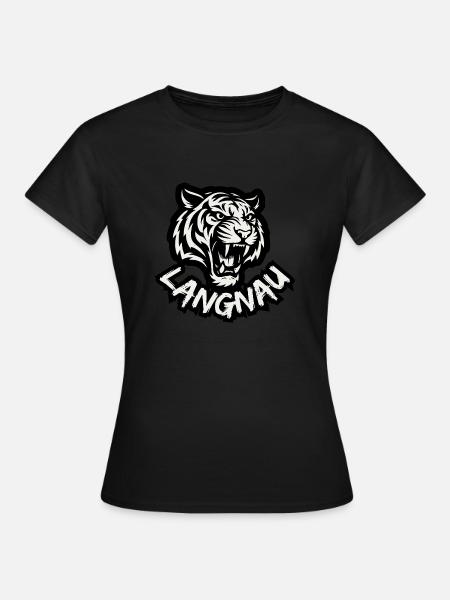 Langnau Tiger - Frauen T-Shirt - Schwarz
