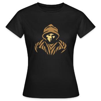 Assasine Design Schurke - Frauen T-Shirt - Schwarz - Vorne - AI Model Female 172 dark (172cm)