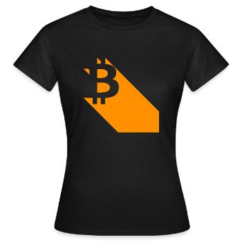 Bitcoin - Frauen T-Shirt - Schwarz - Vorne - AI Model Female 172 dark (172cm)