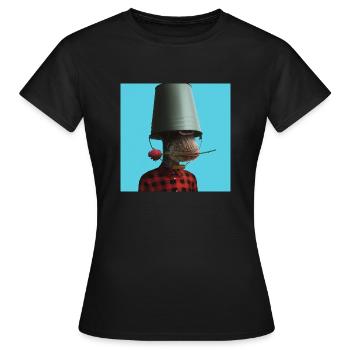 Style singe ennuyé - T-shirt Femme - noir - Devant - AI Model Female 172 dark (172cm)