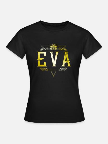 Eva - Frauen T-Shirt - Schwarz