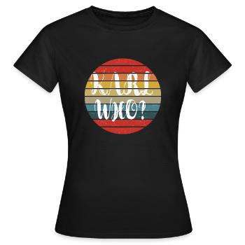Karl Who? - T-shirt Femme - noir - Devant - AI Model Female 172 dark (172cm)