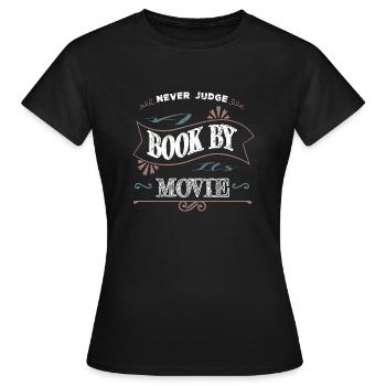 feminine birthday present fun present gift idea - Women's T-Shirt - black - Front - AI Model Female 172 dark (172cm)