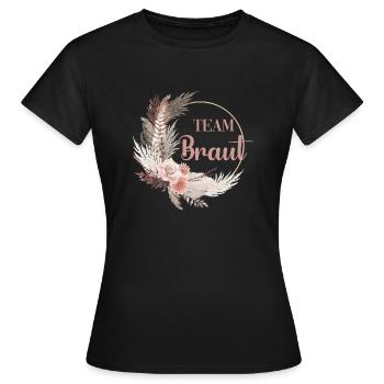 Team Braut - Frauen T-Shirt - Schwarz - Vorne - AI Model Female 172 dark (172cm)