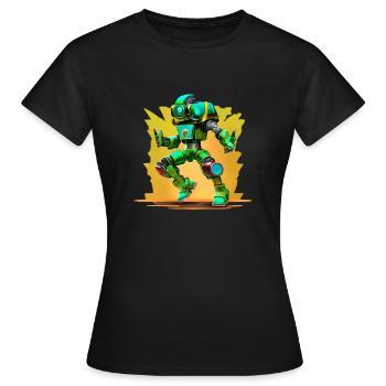 robo dance - Frauen T-Shirt - Schwarz - Vorne - AI Model Female 172 dark (172cm)
