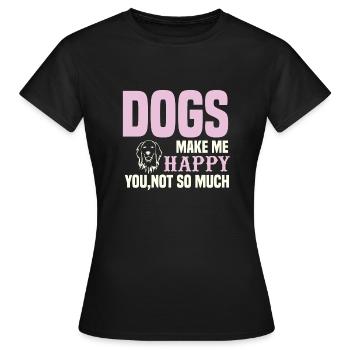 PawPrint Couture - Frauen T-Shirt - Schwarz - Vorne - AI Model Female 172 dark (172cm)