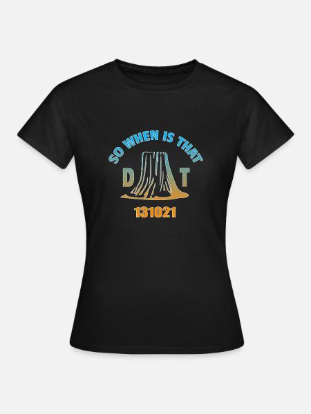 DT 131021 - T-shirt Femme - noir