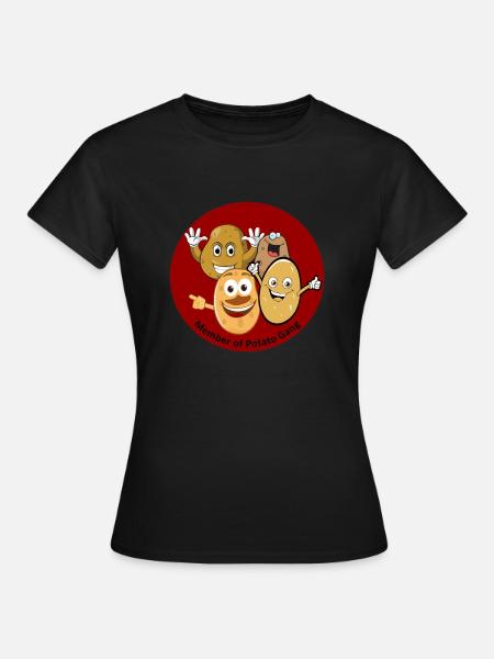 Member of potato gang - Women's T-Shirt - black